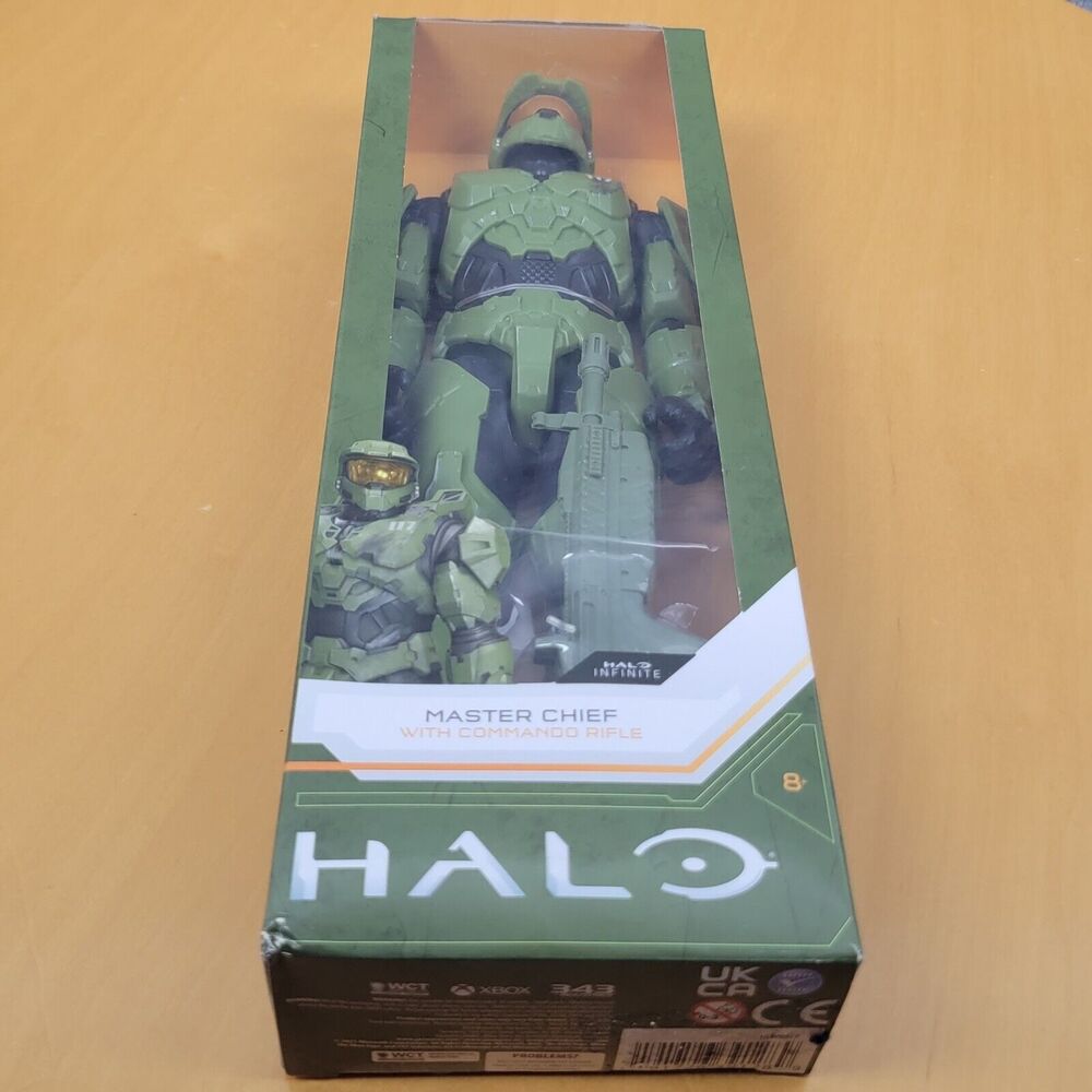 Halo Action Figure Master Chief with Commando Rifle Xbox infinite NIB - Picture 10 of 11